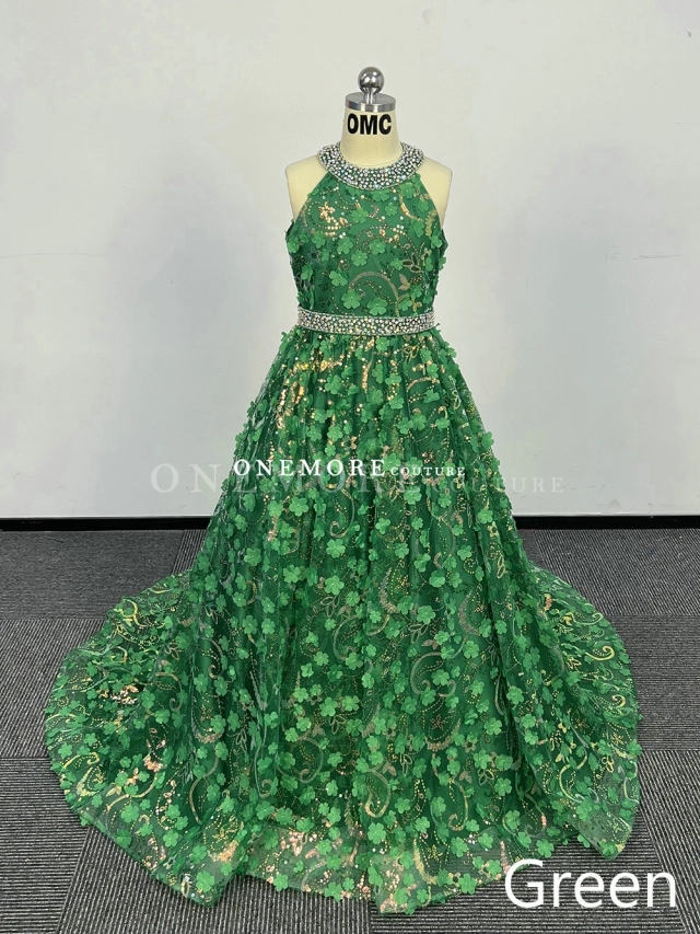 Green Pageant Gown Collection | Emerald, Mint & Couture Dresses