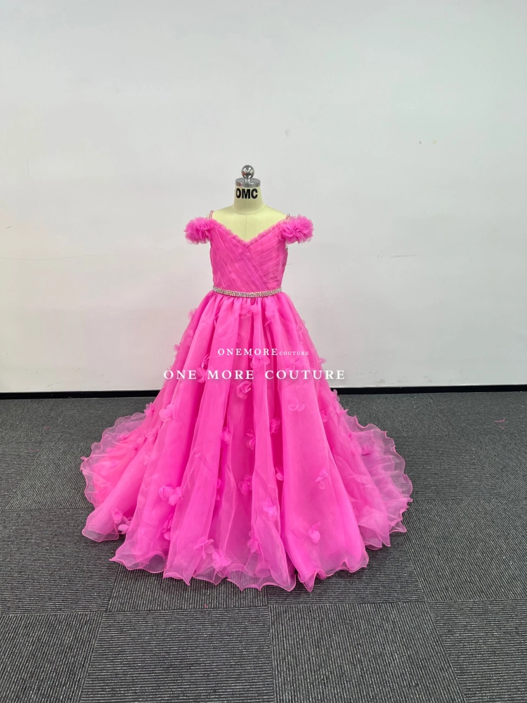 strapless open back dress Antique Princess Gown