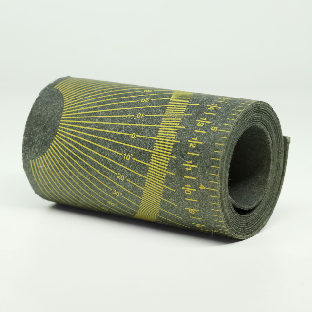 Pipe Measure Tool Wrap Around Tape, Flex Angle Measuring and Marking Gauge for 3" to 10" Diameter Small Yellow by Goldland