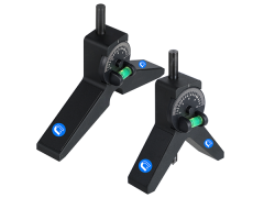 Magnetic Pipe Center Finder, Y-Shape Pipefitter Tool with Adjustable Protractor, 2-Piece Set, Black by Goldland