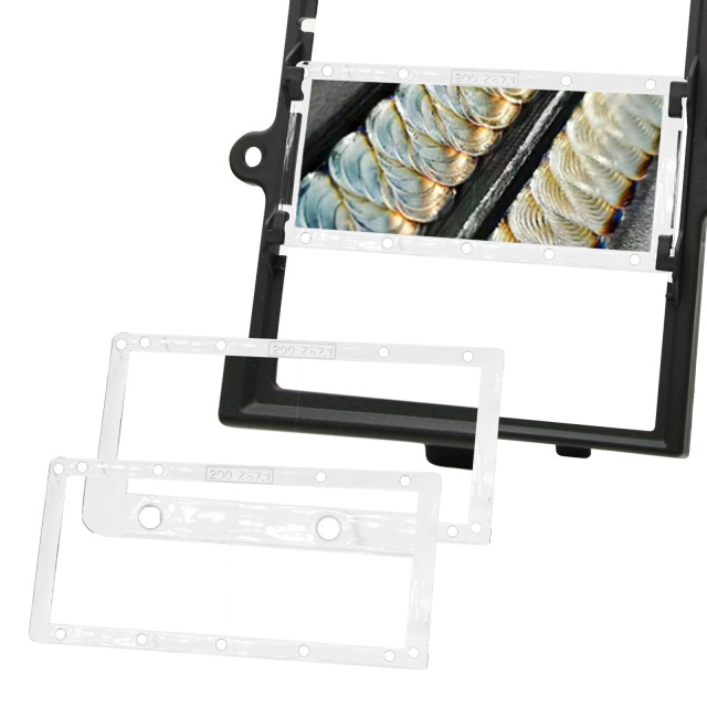 Welding Cheater Lens, 1.0/1.5/2.0/2.5/3.0 Diopter Cheater Lens for Welding Helmet, Durable, Lightweight, 2" Height x 4.25" Length Compatible with Most Welding Helmet by Goldland