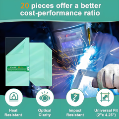 Welding Helmet Lens, 2"X4.25" Welding Helmet Replacement Lens by Goldland