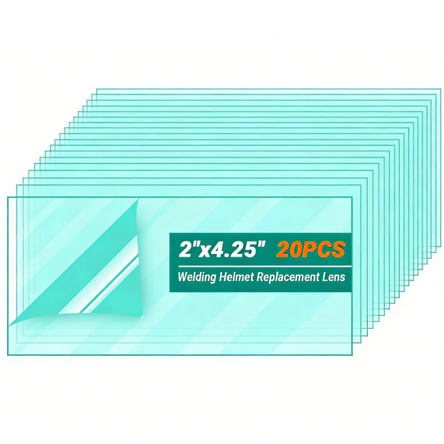 Welding Helmet Lens, 2"X4.25" Welding Helmet Replacement Lens by Goldland