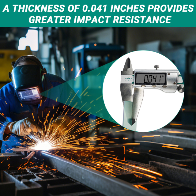 UV-Resistant Welding Helmet Replacement Lens, 2"x4.25", 20 pcs by Goldland