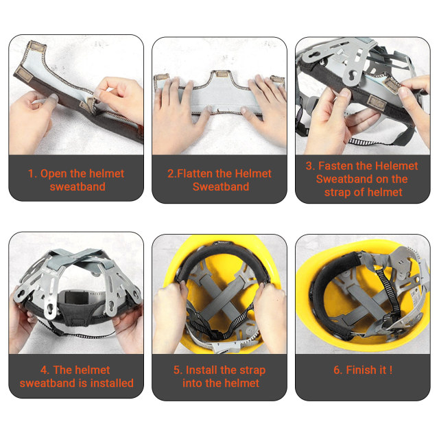 Welding Helmet Hard Hat Sweatband Liners Washable Reusable by Goldland