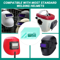 UV-Resistant Welding Helmet Replacement Lens, 2"x4.25", 20 pcs by Goldland