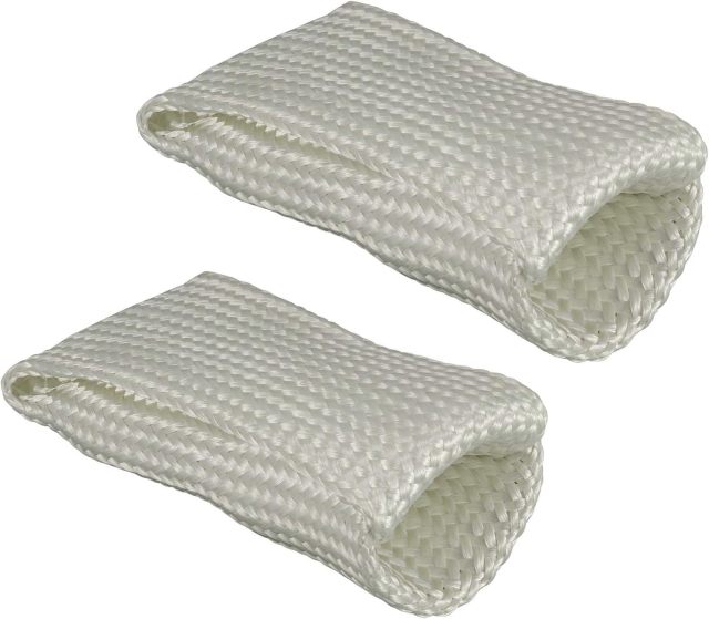Tigraphic Arc Heat Shield Bundle, 1.96in X 4.13in & 2.36in X 4.13in, Heavy Duty, Tightly Knitted, Nice Length, Washable, Adjustability by Goldland