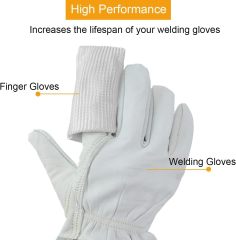 Tigraphic Arc Heat Shield Bundle, 1.96in X 4.13in & 2.36in X 4.13in, Heavy Duty, Tightly Knitted, Nice Length, Washable, Adjustability by Goldland