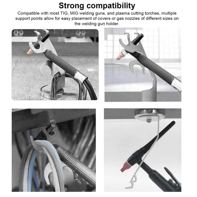 Welding Torch Holder, Magnetic TIG Gun Holder with Strong Magnetic Base, Support For TIG, Plasma Torch by Goldland
