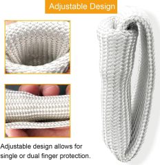 Tigraphic Arc Heat Shield Bundle, 1.96in X 4.13in & 2.36in X 4.13in, Heavy Duty, Tightly Knitted, Nice Length, Washable, Adjustability by Goldland