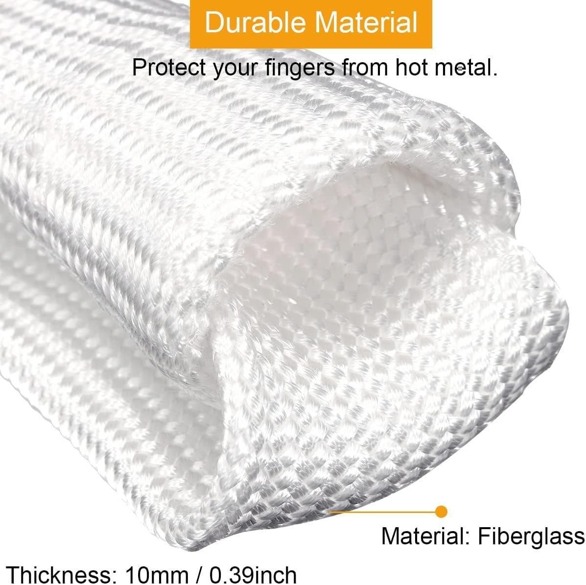 Tigraphic Arc Heat Shield Bundle, 1.96in X 4.13in & 2.36in X 4.13in, Heavy Duty, Tightly Knitted, Nice Length, Washable, Adjustability by Goldland