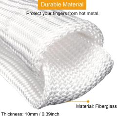 Tigraphic Arc Heat Shield Bundle, 1.96in X 4.13in & 2.36in X 4.13in, Heavy Duty, Tightly Knitted, Nice Length, Washable, Adjustability by Goldland