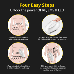 Red Light RF Radio Frequency Fat Iron Device Anti-Aging Face Lifting Korean Skincare Massage Wrinkle Remover