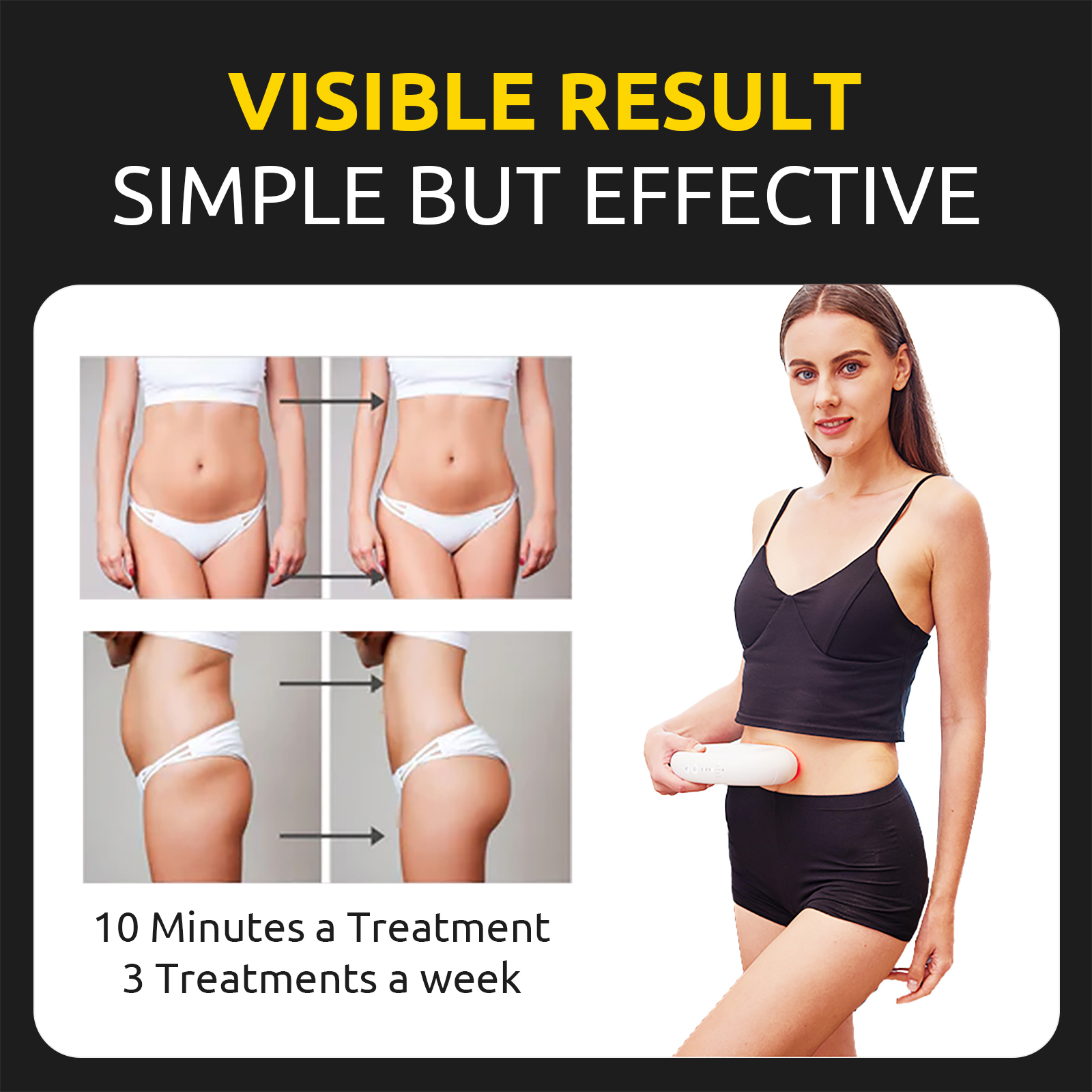 Red Light RF Radio Frequency Fat Iron Device Anti-Aging Face Lifting Korean Skincare Massage Wrinkle Remover
