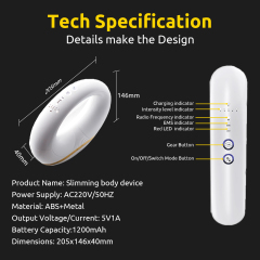 Red Light RF Radio Frequency Fat Iron Device Anti-Aging Face Lifting Korean Skincare Massage Wrinkle Remover