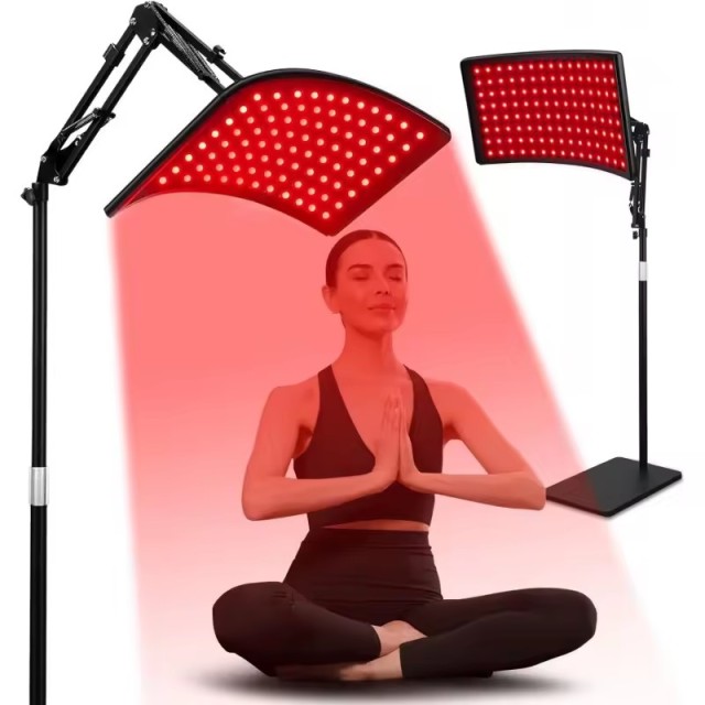 Infrared Light Therapy Panel with Stand and belt , 660nm Red Light and 850nm Near Infrared LED Red Light Therapy Device at Home