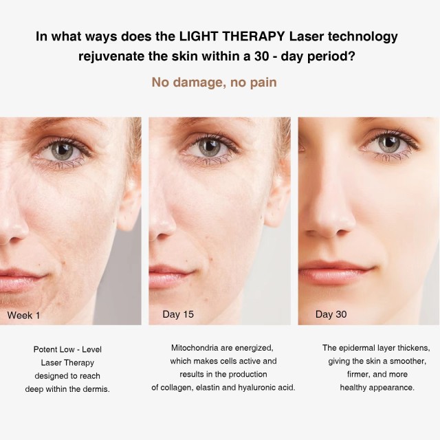 Factory Skin Care Face Led Therapy Red Blue Green Photon Infrared Light Face Massager Acne Treatment Device Laser Eye Surgery