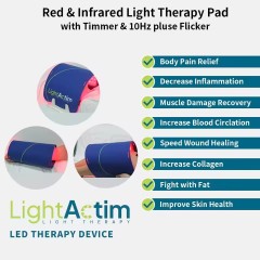 LightActim 880nm Skin Whitening Wrinkle Removal Face Acne Treatment Infrared Mask Skin Rejuvenation Spa Pdt LED Light Therapy Machine