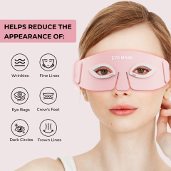 Beauty Skin Care Near Infrared Red Light Therapy LED Eye Bags Remover Mask Device