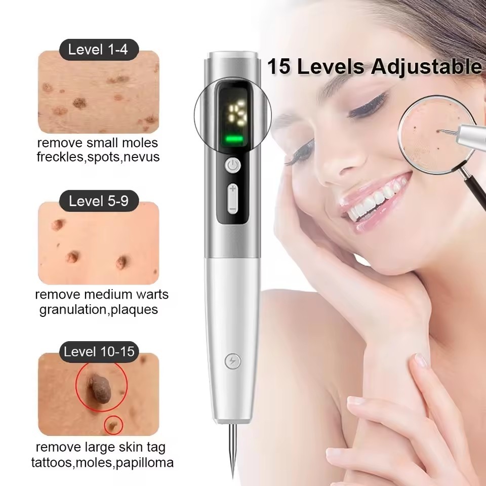 Dark Spot Mole Wart Remover Pen Skin Tag Remover Laser Plasma Pen for Skin Tag Remover