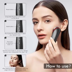 6 in 1 Age Booster Pro Face Lifting Massage V-shape Device Skin Tightening Facial device