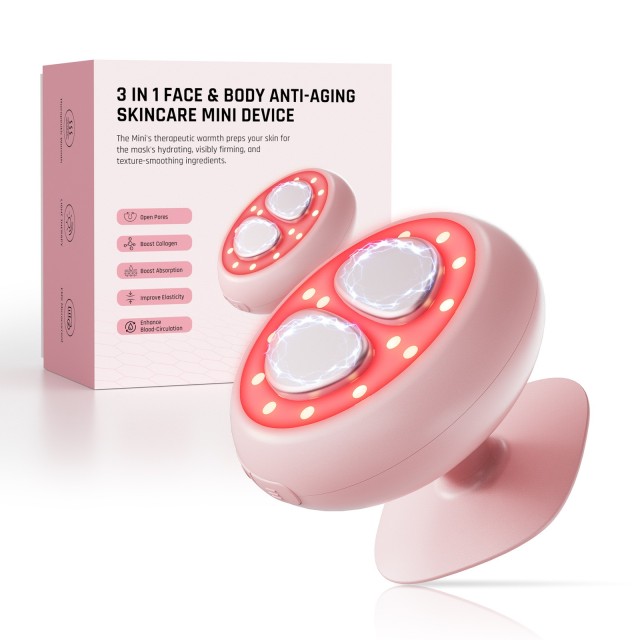 Home Use Facial 7 Color Light Handheld Neck Beauty Instrument Massager