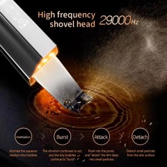 Facial Dead Skin Peeling Sonic Cleaning Skin Scrubber Face Spatula Ultrasonic Skin Ultrasonic Set