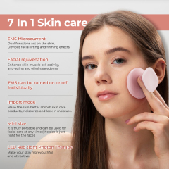 Home Use Facial 7 Color Light Handheld Neck Beauty Instrument Massager