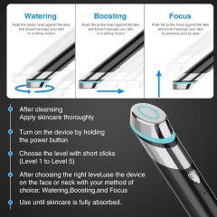 BOOSTER Facial Massage Tool to Reduce Wrinkles Micro Current Facial Equipment Anti Aging Face Lift  Device