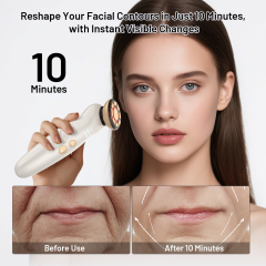 Upgraded 3-Mode Facial Beauty Device: Ice-Cooling Lift & Firming, Eye Massage & Serum Infusion for Home Use