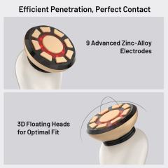 Upgraded 3-Mode Facial Beauty Device: Ice-Cooling Lift & Firming, Eye Massage & Serum Infusion for Home Use