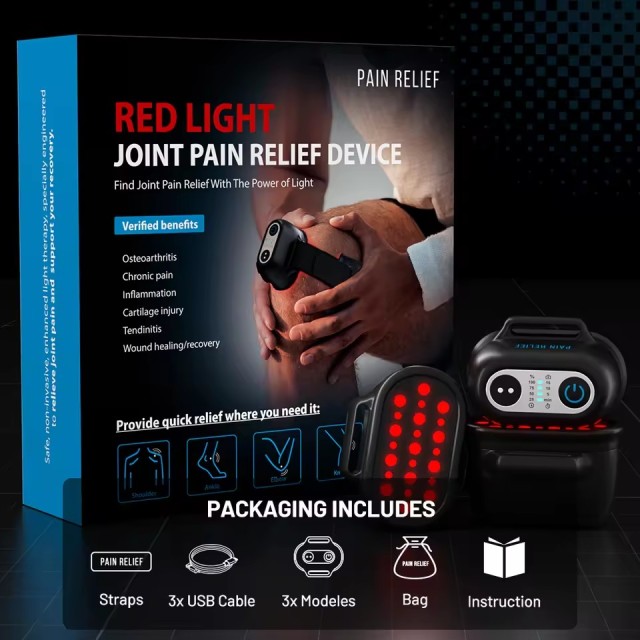 808nm+650nm Handheld Near Infrared Red Light Therapy Device For Joint Muscle Pain Relief