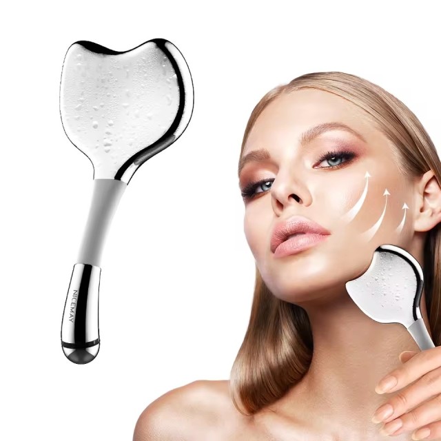 Wholesale Best Seller Beauty Cooling Massage Metal Facial Cryo Sticks Stainless Steel Face Ice Globes