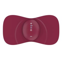EMS Muscle Stimulation Mini Heating Massager TENS Unit Menstrual Heat Pad Patch Heating Pad for Women Periods Menstrual Cramps
