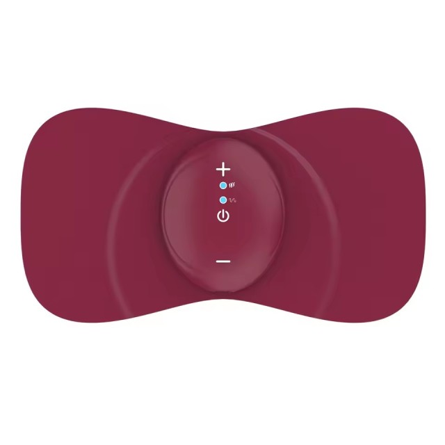 EMS Muscle Stimulation Mini Heating Massager TENS Unit Menstrual Heat Pad Patch Heating Pad for Women Periods Menstrual Cramps