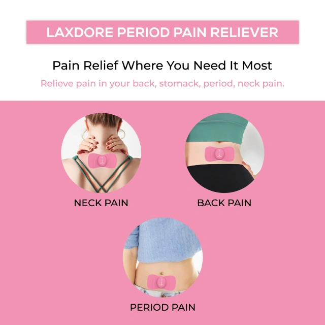 New Menstrual Heating Pad Menstrual Pain Relief Abdomen Massager Period Pain Relief Portable Cramp Relief Device