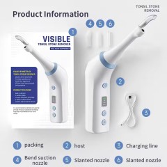 Electric Tonsil Stone Remover Tonsil Stone Removal Kit Vacuum With Irrigation Instant Suction Tonsil Stone Removal