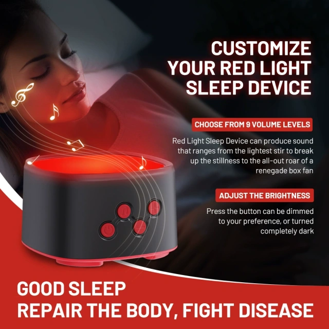 Sleep Hot-Selling Pure Red Light Therapy Sleep Monitor Effective Aid Device for Improved Sleep Quality