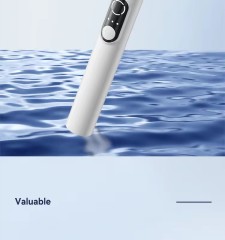 Ultrasonic Tooth Cleaner Household Oral Calculus Remover Tartar Remover with LED Lighting