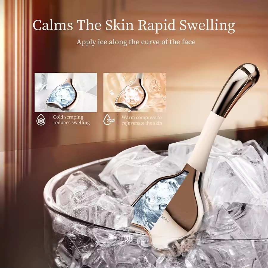 Wholesale Best Seller Beauty Cooling Massage Metal Facial Cryo Sticks Stainless Steel Face Ice Globes