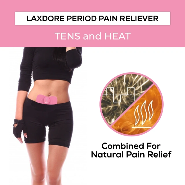 New Menstrual Heating Pad Menstrual Pain Relief Abdomen Massager Period Pain Relief Portable Cramp Relief Device