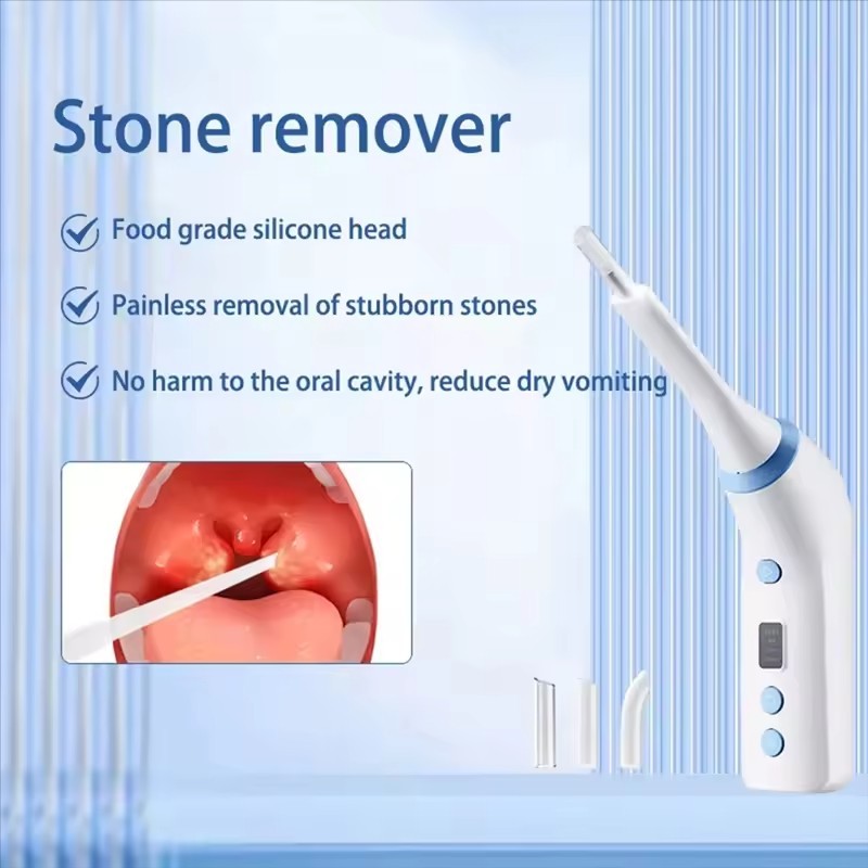 Electric Tonsil Stone Remover Tonsil Stone Removal Kit Vacuum With Irrigation Instant Suction Tonsil Stone Removal