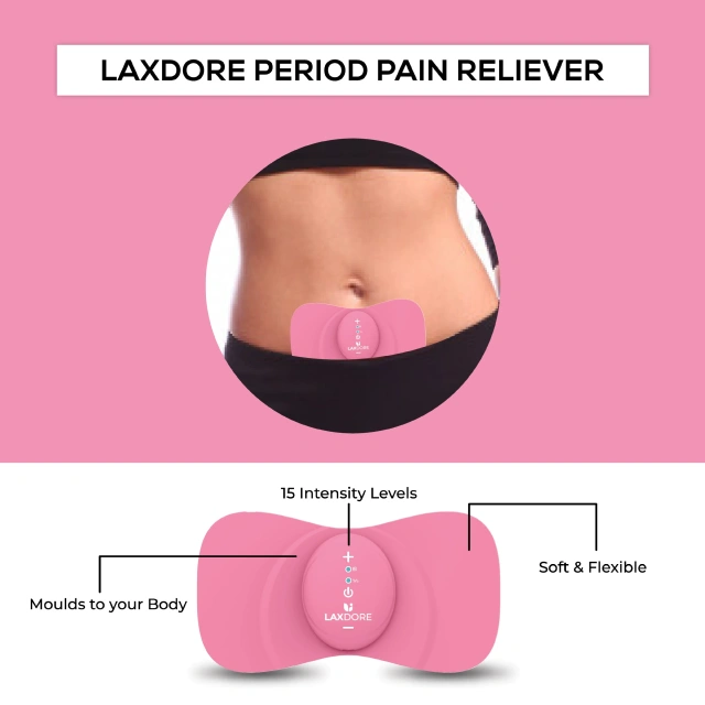 New Menstrual Heating Pad Menstrual Pain Relief Abdomen Massager Period Pain Relief Portable Cramp Relief Device