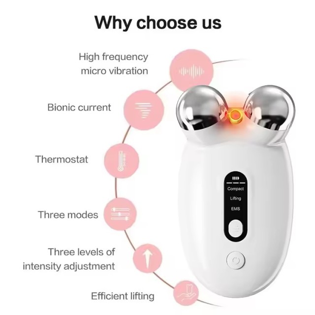 Facial Massager Neck Facial Beauty Device Skin Care Tool Neck Facial Massager Facial Tool