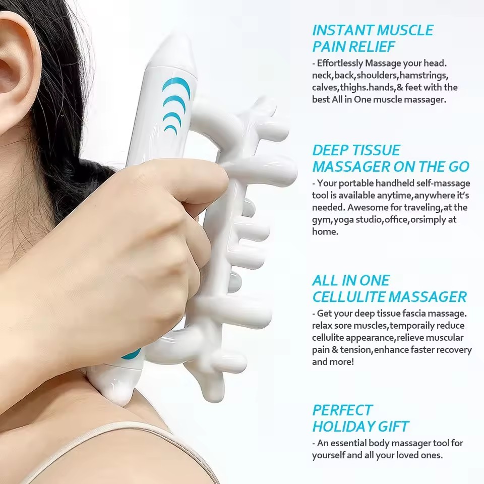 Fascia Massage Tool Myofascial Release Manual Trigger Point Neck, Back, Legs, Body Deep Tissue Cellulite Massage Tool