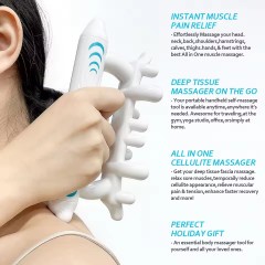 Fascia Massage Tool Myofascial Release Manual Trigger Point Neck, Back, Legs, Body Deep Tissue Cellulite Massage Tool