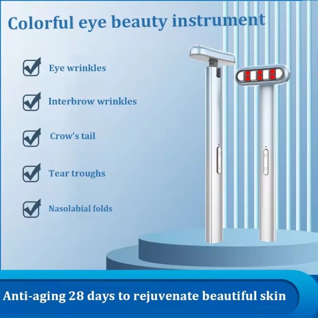 Eye Bag Essence Massager 7 Color Light Therapy Meets Diverse Skincare Needs EMS Microcurrent Lifts Tightens