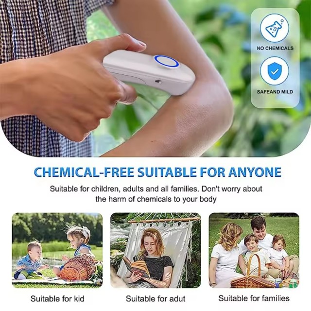 Electronic Mosquito Bite Pen Mosquito Bite Relief Device Kids Adults Pregnant Portable Mosquito Bite Antipruritic Anti-itch Pen