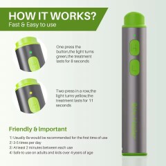 Portable Mosquito Insect Bite Relieve Itching Pen Natural Bug Bite Itch Relief Pen Rechargeable Anti-Itch Pen for Adult Children