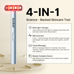 Professional Handheld Led Light Therapy Wand Anti-Aging Face Wand Face Skin Beauty Red Light Therapy Wand